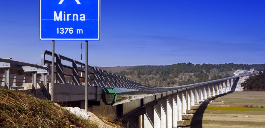 Phase 4 of the Istria motorway ©Bernard Blaise