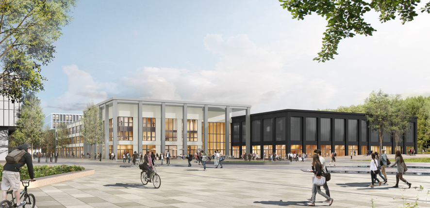New building of CentraleSupélec (Paris Saclay)