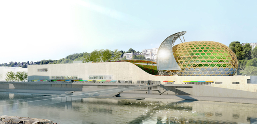 The “City of music” on Seguin Island in Boulogne, France