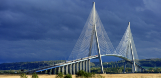 The Pont de Normandie, still standing tall!