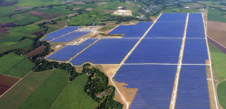 Solar farm on Negros, Philippines